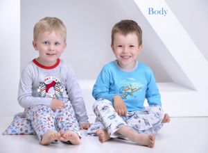 768 PIŻ. DZIECIĘCA SPODNIE + BODY 80-98