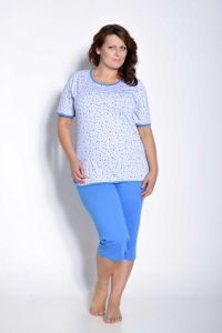 245 PIŻAMA DAMSKA BOŻENKA KRÓTKA 2XL-4XL